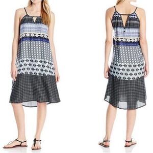 PrAna Nari Dress Geometric Sleeveless Size Extra Large